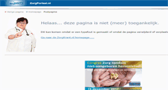 Desktop Screenshot of agenda.zorgportaal.nl